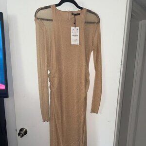ZARA SPARKLY TULLE DRESS